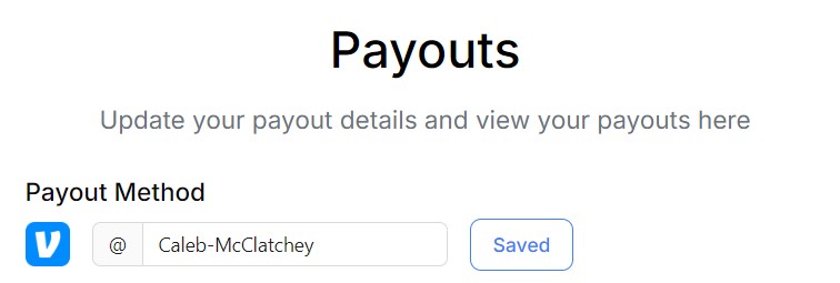 Automatic payouts via Venmo Image